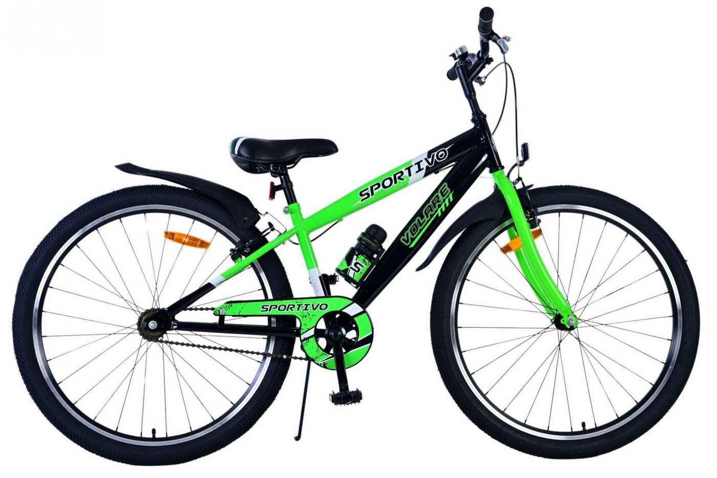 Volare Kinderfahrrad Volare Sportivo Kinderfahrrad für Jungen - 26 Zoll in Grün – Bremsen, Das Fahrrad hat einen stabilen Metallrahmen Volare Kinderfahrrad Volare Sportivo Kinderfahrrad für Jungen - 26 Zoll in Grün – Bremsen, Das Fahrrad hat einen stabilen Metallrahmen von Volare