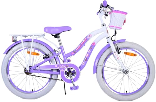 Volare Lovely Kinderfahrrad - Mädchen - 20 Zoll - Lila - Zweihandbremsen Volare Lovely Kinderfahrrad - Mädchen - 20 Zoll - Lila - Zweihandbremsen von Volare