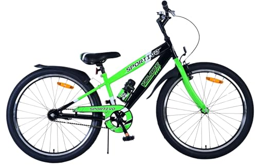 Volare Sportivo Kinderfahrrad - Jungen - 24 Zoll - Schwarz Grün Volare Sportivo Kinderfahrrad - Jungen - 24 Zoll - Schwarz Grün von Volare