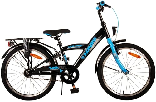 Volare Thombike Kinderfahrrad - Jungen - 20 Zoll - Schwarz Blau von Volare