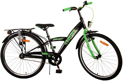 Volare Thombike Kinderfahrrad - Jungen - 24 Zoll - Schwarz Grün von Volare