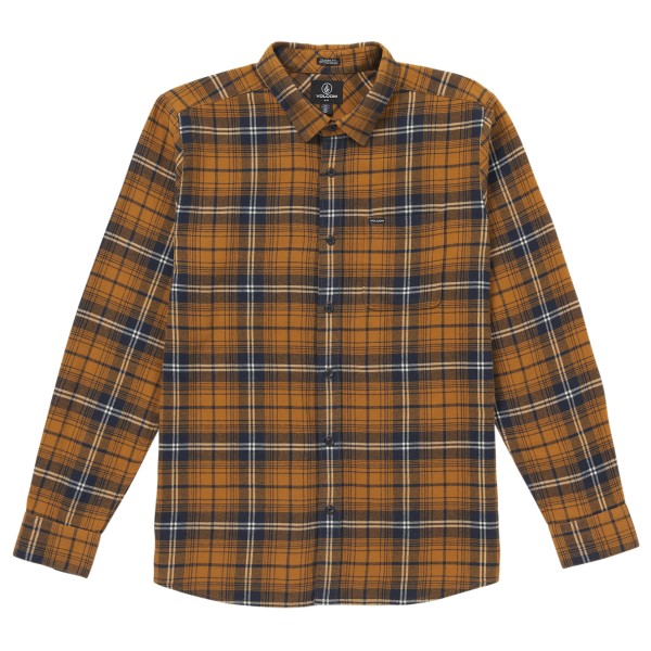 Volcom - Caden Plaid L/S - Hemd Gr XL braun von Volcom