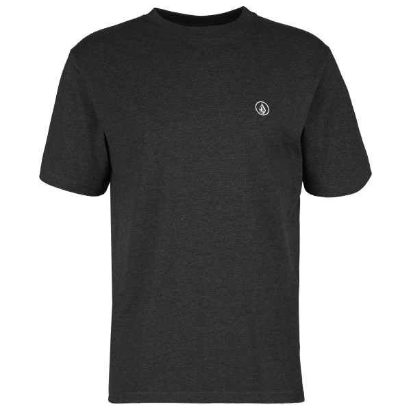 Volcom - Circle Blanks Heather S/S - T-Shirt Gr XS schwarz von Volcom