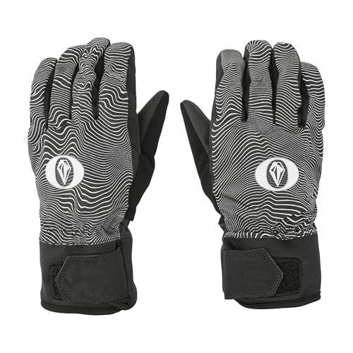 Volcom Crail Pipe Park Herren-Snowboard-Handschuhe, leicht, Black Print S5, Medium Volcom Crail Pipe Park Herren-Snowboard-Handschuhe, leicht, Black Print S5, Medium von Volcom