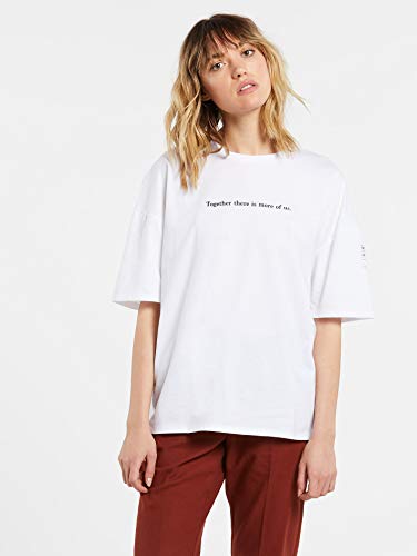 Volcom Damen Schnips FA SS Kurzärmeliges T-Shirt, weiß, XS Volcom Damen Schnips FA SS Kurzärmeliges T-Shirt, weiß, XS von Volcom