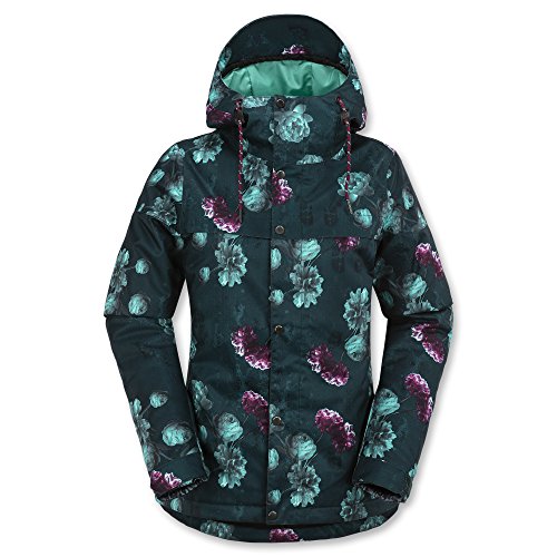 Volcom Damen Snowboardjacke Bolt INS Jacket, Emerald Green, XS Volcom Damen Snowboardjacke Bolt INS Jacket, Emerald Green, XS von Volcom