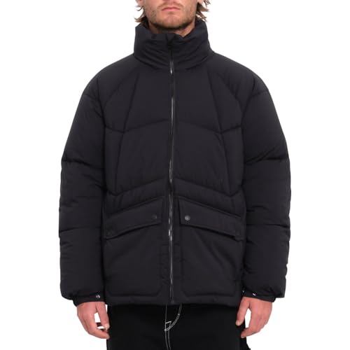 Volcom - Daunenjacke Maxstone 5k Black Herren – Herren – Größe S – Schwarz von Volcom