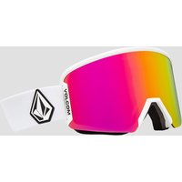 Volcom Garden 2 Matte Wht Goggle pink chrome Volcom Garden 2 Matte Wht Goggle pink chrome von Volcom