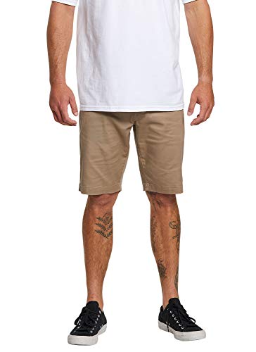 Volcom Herren Volcom Frickin Chino voor heren Legere Shorts, Dunkles Kaki, 30 EU Volcom Herren Volcom Frickin Chino voor heren Legere Shorts, Dunkles Kaki, 30 EU von Volcom