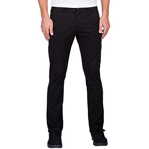 Volcom Herren Hose Frickin Slim Chino Pant Herren Stoffhose Schwarz, Black, 28, A1131601BLK Volcom Herren Hose Frickin Slim Chino Pant Herren Stoffhose Schwarz, Black, 28, A1131601BLK von Volcom