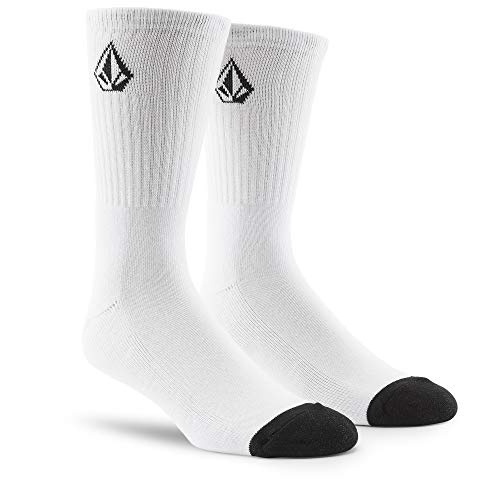 Volcom Herren Full Stone Sock dreier Pack, White, One Size von Volcom