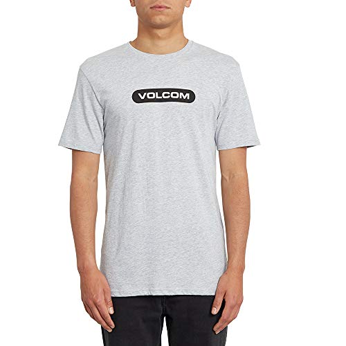 Volcom Herren New Euro BSC SS T-Shirt, Heather Grey, XS Volcom Herren New Euro BSC SS T-Shirt, Heather Grey, XS von Volcom