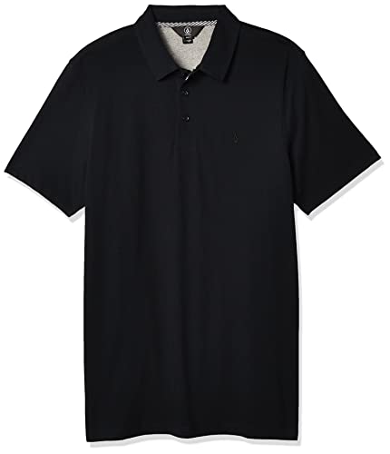 Volcom Herren-Polo Wowzer S/S, gestrickt S schwarz von Volcom