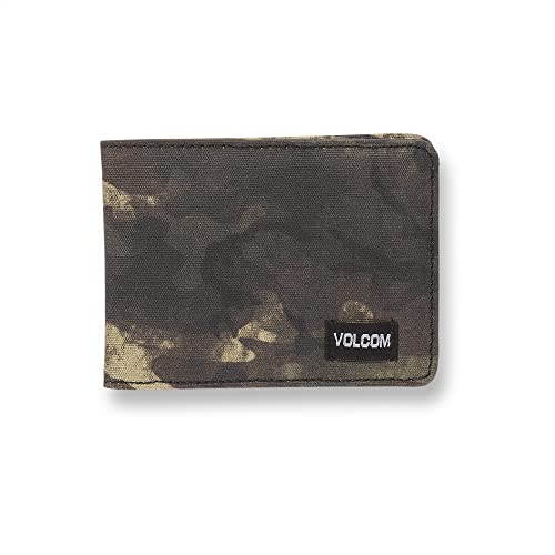 Volcom Herren Post Bifold Geldbörse, Covert Green, Einheitsgröße, Faltbare Brieftasche von Volcom