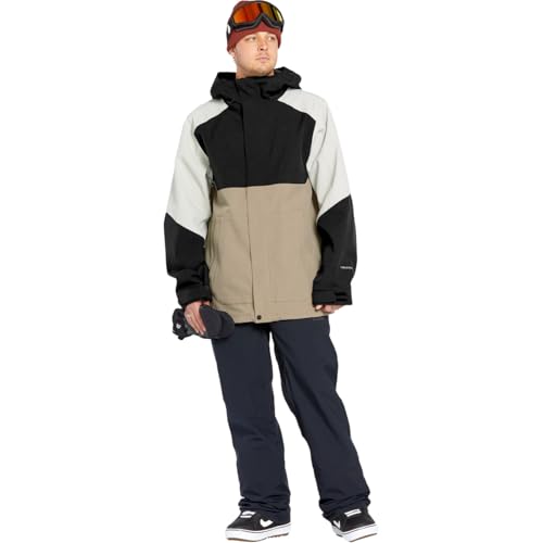 Volcom Herren Ski- Snowboardjacke Brighton Full Zip JKT, Größe:S, Farben:Chestnut Brown von Volcom