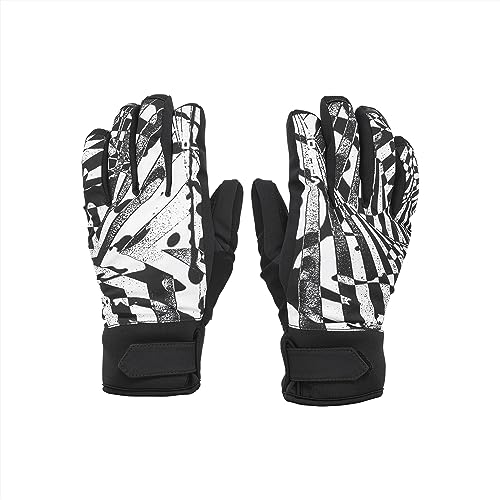 Volcom V.Co Nyle Herren-Handschuh, Schwarz/Weiß, Größe L von Volcom