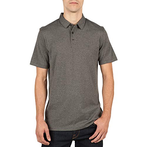 Volcom Herren Wowzer Grau Polo-Shirt, Stealth, XL Volcom Herren Wowzer Grau Polo-Shirt, Stealth, XL von Volcom