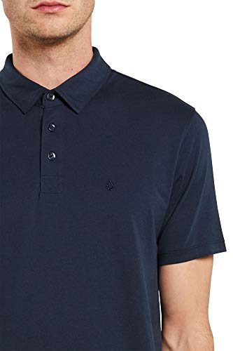 Volcom Herren Wowzer Polo Shirt, Navy, L Volcom Herren Wowzer Polo Shirt, Navy, L von Volcom