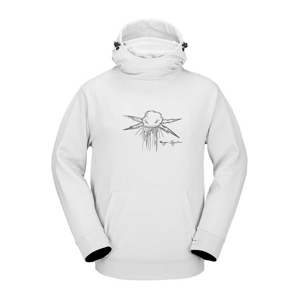 Volcom Hydro Riding Hoodie Weiß M Mann von Volcom