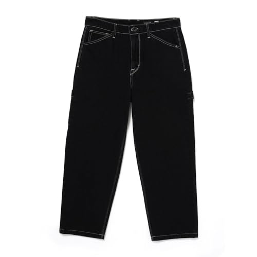 Volcom - Kraftsman Denim Black Herren-Hose – Größe 29 – Schwarz von Volcom