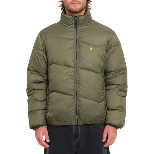 Volcom - Lifestyle FA Zephyr Wallstone Wintermoss Herrenjacke – Herren – Größe XL – Grün von Volcom