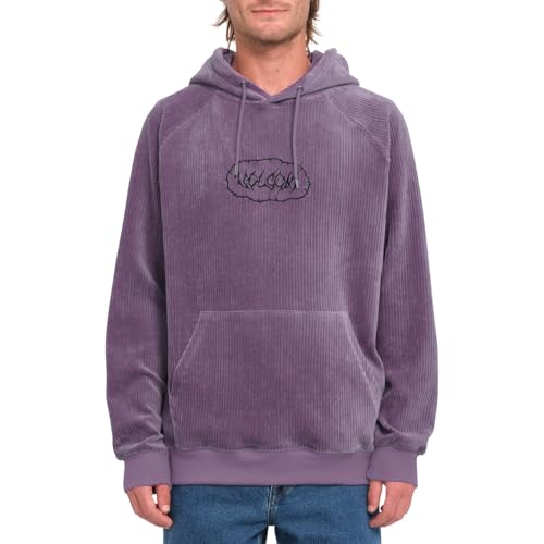 Volcom - Memorize Vintage Herren Kapuzenpullover Violett - Größe XS - Violett von Volcom