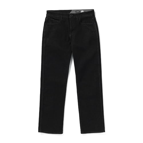 Volcom Modown Denim Black Rinser Herren-Hose, Größe 26, Schwarz von Volcom