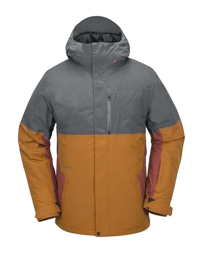 Volcom - Ski-/Snowjacke L Gore-tex Caramel Herren – Beige von Volcom