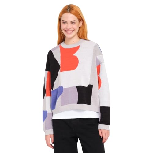 Volcom - Sweatshirt Abstrackom Multi für Damen, Größe M, Grau von Volcom