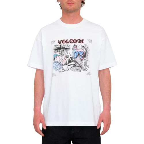 Volcom T-Shirt Street Keutchi White Herren – Größe M – Weiß von Volcom