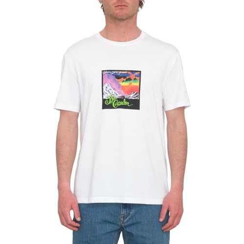 Volcom T-Shirt V Ent The Garden White Herren – Größe L – Weiß von Volcom