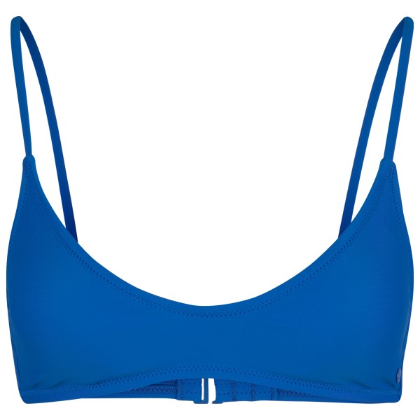 Volcom - Women's Simply Solid Crop - Bikini-Top Gr L blau von Volcom