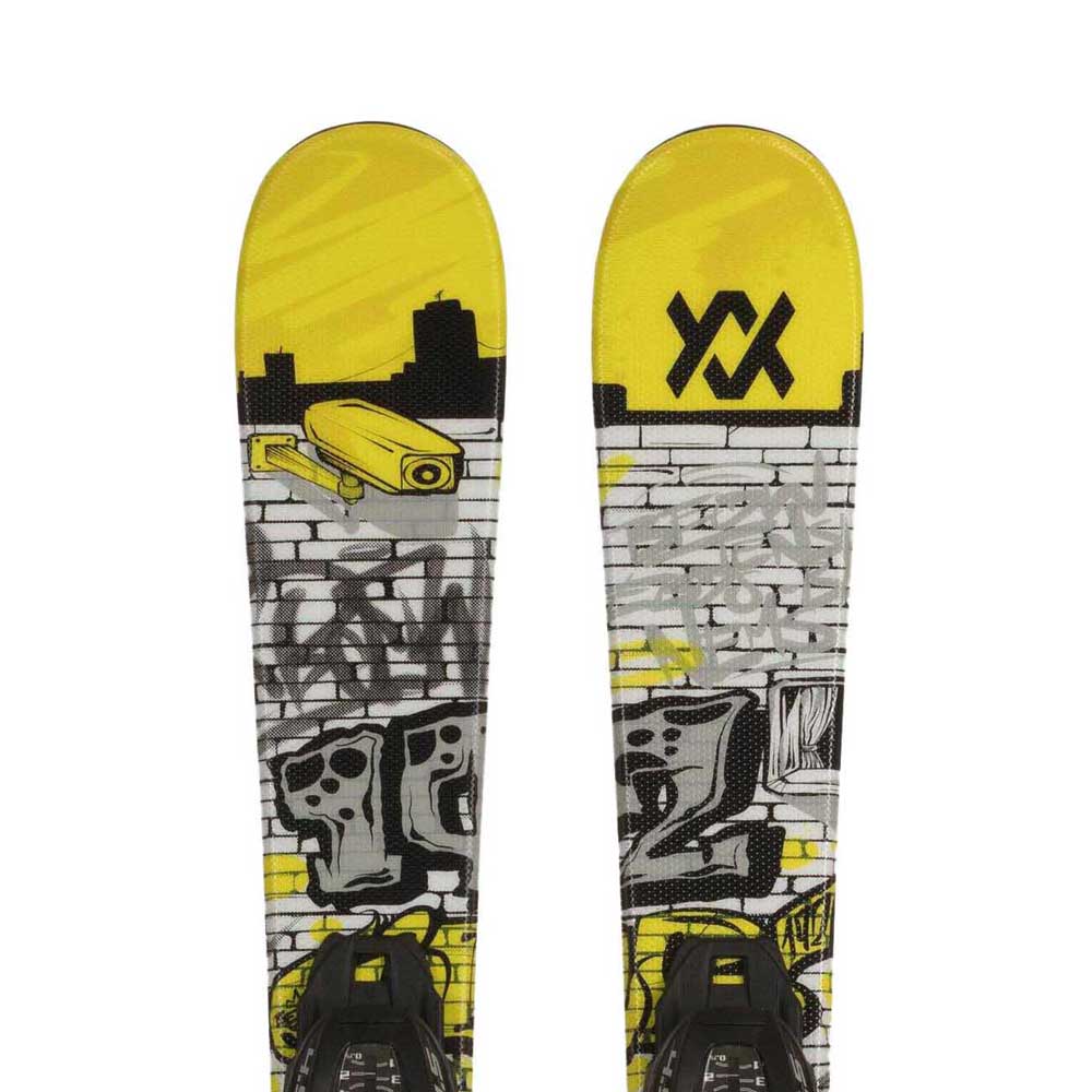 Volkl Mini Revolt+4.5 Vmotion Junior Alpine Skis Pack Mehrfarbig 108 Volkl Mini Revolt+4.5 Vmotion Junior Alpine Skis Pack Mehrfarbig 108 von Volkl