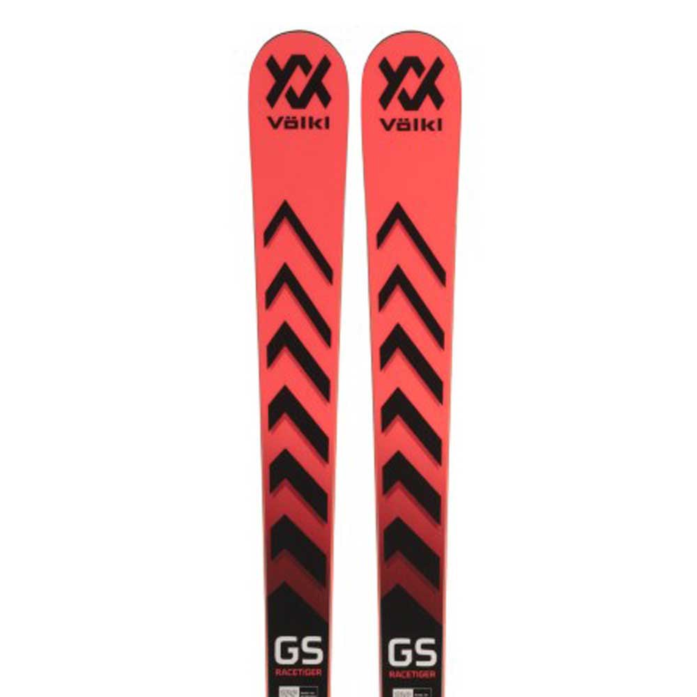 Volkl Racetiger Gs R W/plate Junior Alpine Skis Rot 165 von Volkl