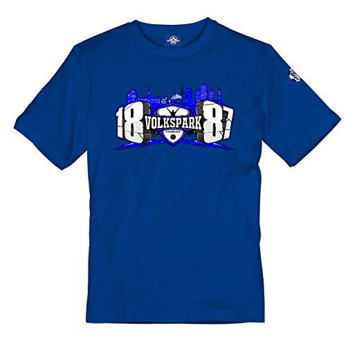 Kinder T-Shirt 1887 Logo Volkspark Hamburg Blau 164 Kinder T-Shirt 1887 Logo Volkspark Hamburg Blau 164 von Volkspark Hamburg Streetwear
