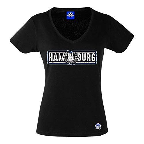 Volkspark Hamburg Frauen Shirt Hamburg Lorbeer Schwarz L von Volkspark Hamburg Streetwear