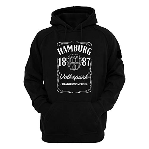 Volkspark Hamburg Hoodie Pullover Jack M Schwarz von Volkspark Hamburg Streetwear