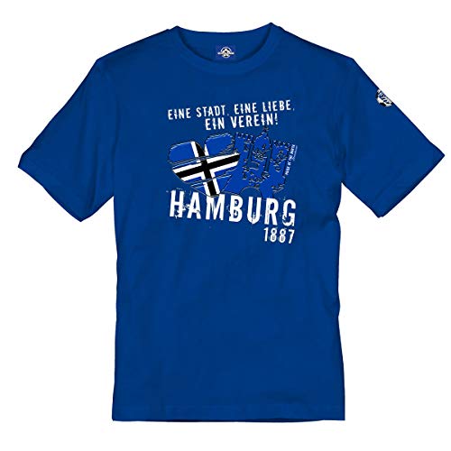 Volkspark Hamburg Kinder T-Shirt Eine Stadt Blau 140 von Volkspark Hamburg Streetwear