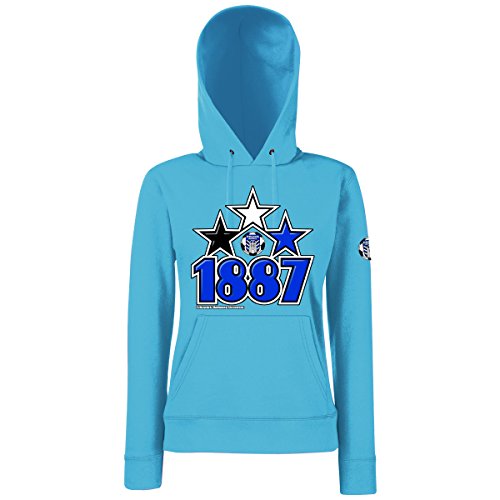 Volkspark Hamburg Streetwear Damenhoodie 1887 Star Azure L Volkspark Hamburg Streetwear Damenhoodie 1887 Star Azure L von Volkspark Hamburg Streetwear