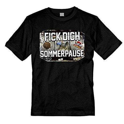 Volkspark Hamburg Streetwear Herren Shirt Sommerpause Schwarz 3XL von Volkspark Hamburg Streetwear