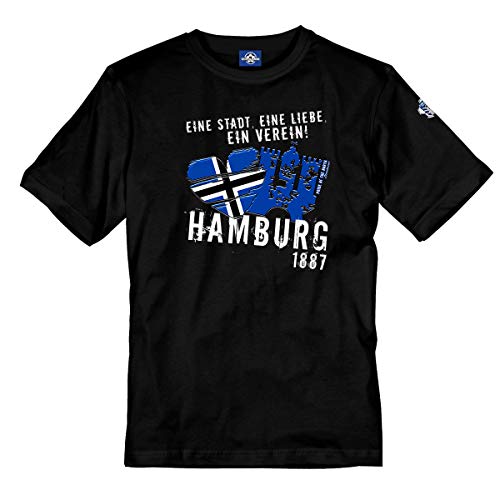Volkspark Hamburg T-Shirt Eine Stadt Eine Liebe Schwarz M von Volkspark Hamburg Streetwear