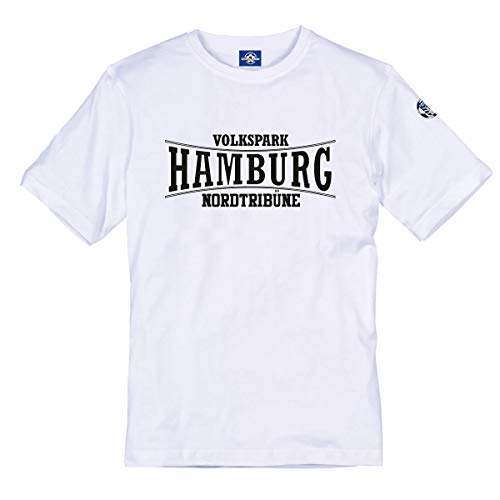 Volkspark Hamburg T-Shirt Nordtribüne Weiß L von Volkspark Hamburg Streetwear