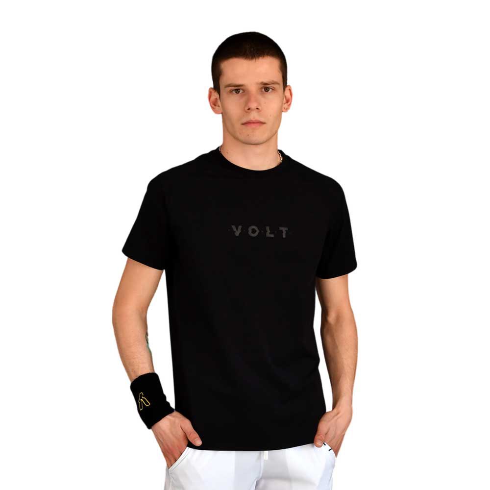 Volt Padel Performance Short Sleeve T-shirt Schwarz L Mann von Volt Padel