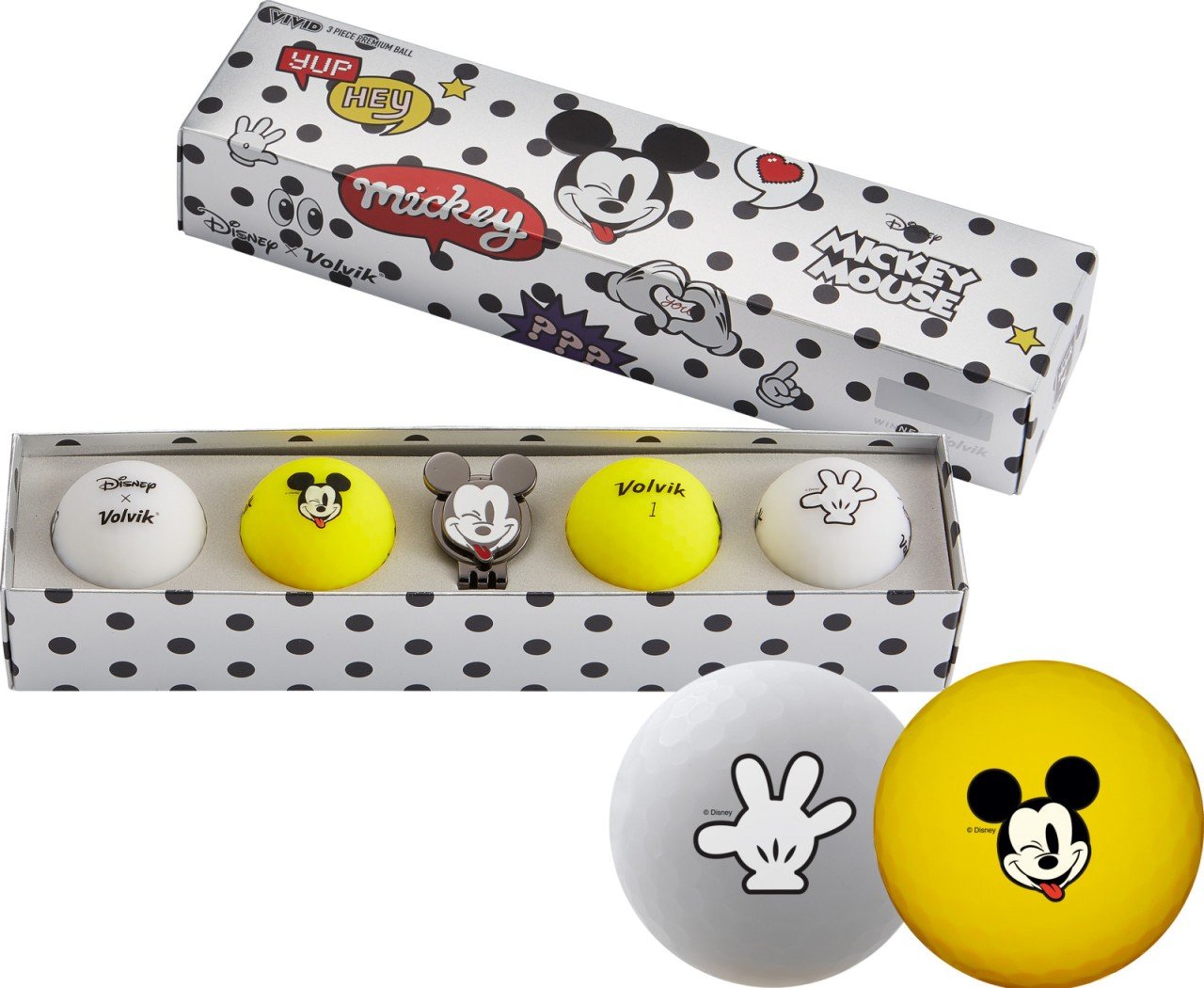 Volvik Disney Collection Bälle 4 Stk. + Ballmarker Volvik Disney Collection Bälle 4 Stk. + Ballmarker von Ekomi