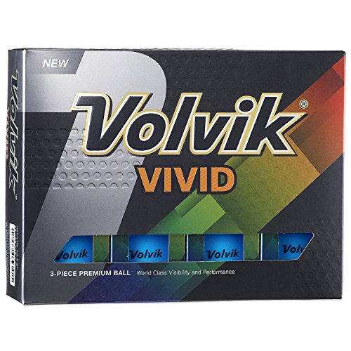 Volvik Vivid Golf Bälle, Unisex, VV0000180, blau, One Dozen Volvik Vivid Golf Bälle, Unisex, VV0000180, blau, One Dozen von Volvik