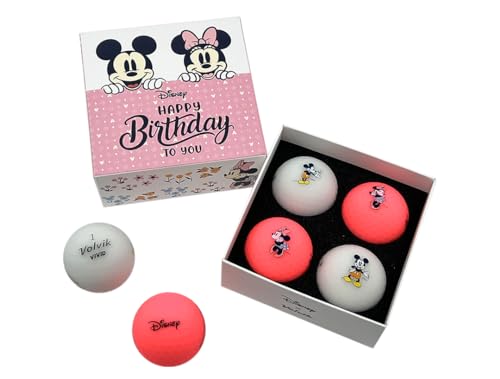 Volvik Disney – Happay Birthday Collector Golfball, Geschenk, 4 Bälle Volvik Disney – Happay Birthday Collector Golfball, Geschenk, 4 Bälle von Volvik