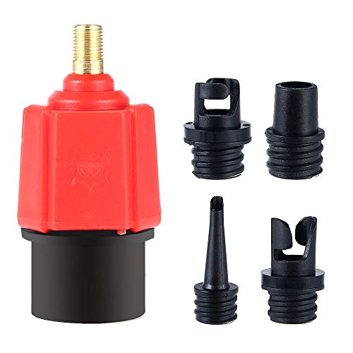 Volwco Ventiladapter Multifunktion Aufblasbare SUP Schrader Ventiladapter Zubehör Luftpumpen Konverter Für Ventile Kajak-Schlauchboot-Fußpumpe Elektrische Pumpe Volwco Ventiladapter Multifunktion Aufblasbare SUP Schrader Ventiladapter Zubehör Luftpumpen Konverter Für Ventile Kajak-Schlauchboot-Fußpumpe Elektrische Pumpe von VOLWCO