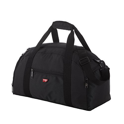 Von Cronshagen Reisetasche Thomas 30l | leichte Reisetasche aus robustem Polyester | praktische Größe für Wochenendausflug | Duffle Bag (schwarz) von Von Cronshagen