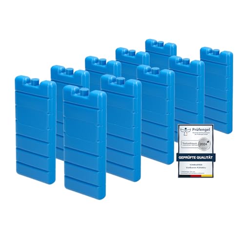 VonBueren 2-30 Kühlakkus für Kühltasche | 12h Lange Kühlung | ca. 200 g je Kühlakku | ca. 7,4 x 16,7 x 2,1 cm | auch für Kühlbox (10) VonBueren 2-30 Kühlakkus für Kühltasche | 12h Lange Kühlung | ca. 200 g je Kühlakku | ca. 7,4 x 16,7 x 2,1 cm | auch für Kühlbox (10) von VonBueren