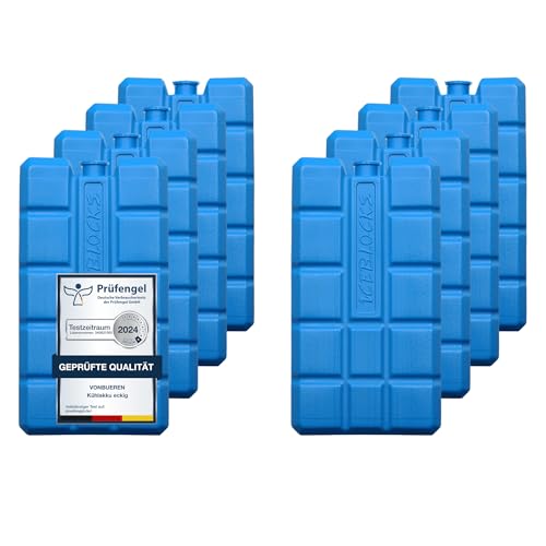 VonBueren 2-24 Kühlakkus für Kühltasche | 12h Lange Kühlung | ca. 200 g je Kühlakku | ca. 8,1 x 15,2 x 2,2 cm | auch für Kühlbox (8) VonBueren 2-24 Kühlakkus für Kühltasche | 12h Lange Kühlung | ca. 200 g je Kühlakku | ca. 8,1 x 15,2 x 2,2 cm | auch für Kühlbox (8) von VonBueren